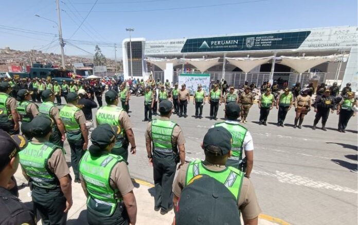 Arequipa bajo resguardo: despliegue policial regional y nacional garantiza la seguridad en PERUMIN 37